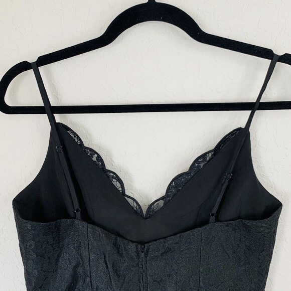 NWT Revolve Keepsake the Label Dress M Black Lace Whimsy Goth Fairy Prom Hoco - Picture 10 of 13